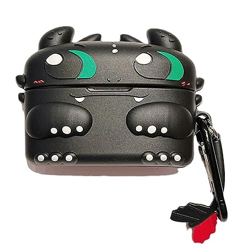 eglixu Kopfhörer-Hülle für Sony WF-1000XM4, niedlicher Cartoon, Kawaii, kreativer Dinosaurier, weiche Silikon-Schutzhülle für Sony wf-1000xm4 mit Schlüsselanhänger eglixu Kopfhörer-Hülle für Sony WF-1000XM4, niedlicher Cartoon, Kawaii, kreativer Dinosaurier, weiche Silikon-Schutzhülle für Sony wf-1000xm4 mit Schlüsselanhänger von eglixu