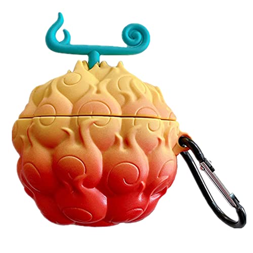 eglixu Lustige Anime Teufel Obst Kopfhörer Hülle für Airpods 1 2 Kopfhörer 3D Silikon Schutz Weiche Abdeckung Geeignet für Jungen und Mädchen eglixu Lustige Anime Teufel Obst Kopfhörer Hülle für Airpods 1 2 Kopfhörer 3D Silikon Schutz Weiche Abdeckung Geeignet für Jungen und Mädchen von eglixu