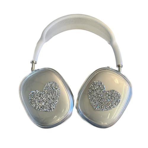 eglixu Luxuriöse Schutzhülle für AirPods Max Kopfhörer, weiche TPU-Hülle, kratzfest, transparentes Zubehör, ultra-Schutzhülle für AirPods Max eglixu Luxuriöse Schutzhülle für AirPods Max Kopfhörer, weiche TPU-Hülle, kratzfest, transparentes Zubehör, ultra-Schutzhülle für AirPods Max von eglixu
