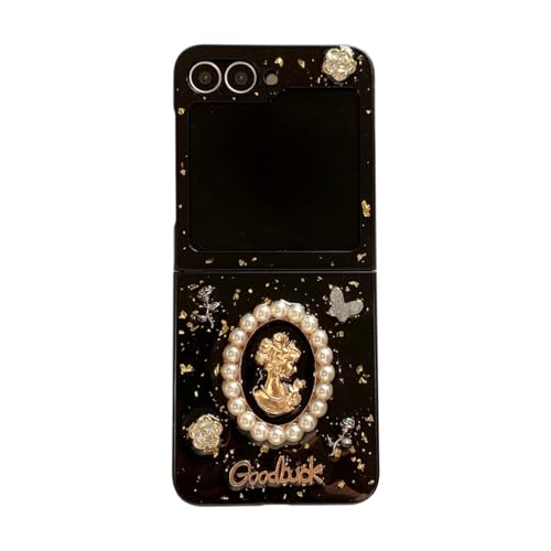 eglixu Niedliche Schutzhülle für Samsung Galaxy Z Flip 5/6, leichtes luxuriöses 3D-Diamant-Design, Galaxy Z Flip6, faltbare Handyhülle mit Perlen-Handgelenkkette für Mädchen (Z Flip 5, keine Kette) eglixu Niedliche Schutzhülle für Samsung Galaxy Z Flip 5/6, leichtes luxuriöses 3D-Diamant-Design, Galaxy Z Flip6, faltbare Handyhülle mit Perlen-Handgelenkkette für Mädchen (Z Flip 5, keine Kette) von eglixu