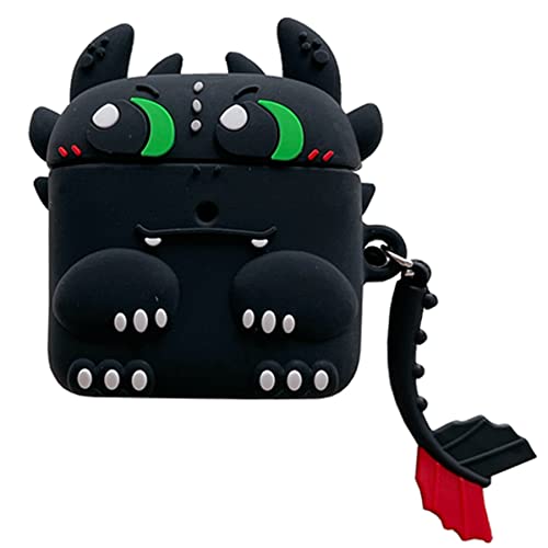 eglixu PVC-Kopfhörer-Schutzhülle für Xiaomi Redmi Buds 3 Pro und XiaoMi Redmi AirDots 3 Pro, niedliches 3D-Cartoon-Design, Silikon-Schutzhülle mit Schlüsselanhänger (05) von eglixu