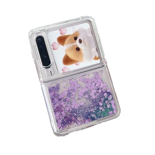 eglixu Schutzhülle für Huawei Pura X, Motiv: Traumhafte Liebe, Glitzer, Treibsand, TPU-Softhülle, ultradünn, Fallschutz, Violett eglixu Schutzhülle für Huawei Pura X, Motiv: Traumhafte Liebe, Glitzer, Treibsand, TPU-Softhülle, ultradünn, Fallschutz, Violett von eglixu