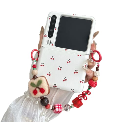 eglixu Schutzhülle für Huawei Pura X, süßes frisches rotes Kirschleder-Muster, TPU, Anti-Drop, mit zarter Kette, Handyhülle für Mädchen und Frauen eglixu Schutzhülle für Huawei Pura X, süßes frisches rotes Kirschleder-Muster, TPU, Anti-Drop, mit zarter Kette, Handyhülle für Mädchen und Frauen von eglixu