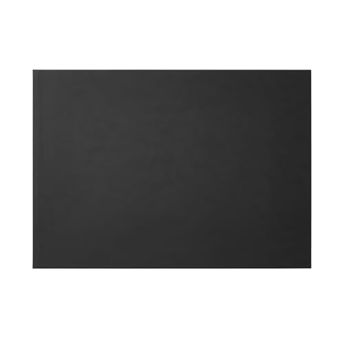 Eglooh - Clio - Schreibtischunterlage Leder Schwarz cm 90x60 - Widerstandsfähige Struktur aus Stahl, raffinierte handwerkliche Nähten und rutschfester Boden - Made in Italy von eglooh