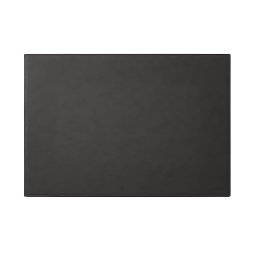 Eglooh - Mercurio - Schreibtischunterlage aus Leder Anthrazit Grau cm 50x35 - Handwerkliche Nähte und rutschfester Boden - Made in Italy von eglooh