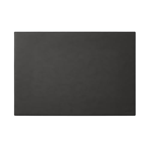 Eglooh - Mercurio - Schreibtischunterlage aus Leder Anthrazit Grau cm 50x35 - Handwerkliche Nähte und rutschfester Boden - Made in Italy von Eglooh