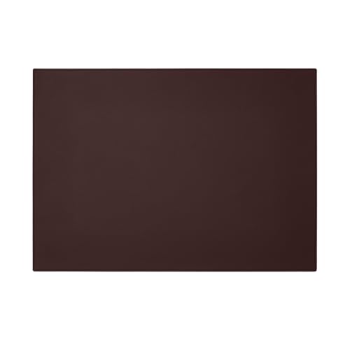 Eglooh - Palladio - Schreibtischunterlage echtem Leder Dunkel Braun cm 50x35 - Handwerkliche Nähte und rutschfester Boden - Made in Italy von eglooh