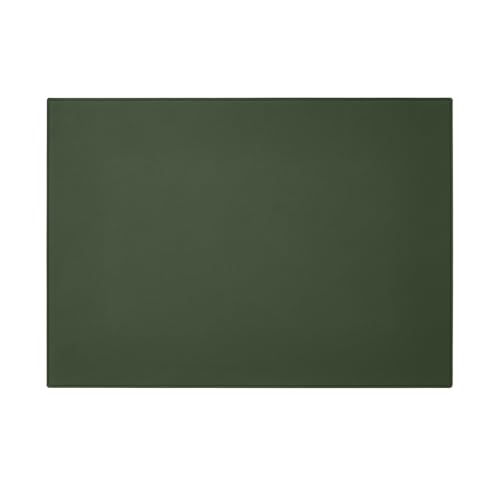 Eglooh - Palladio - Schreibtischunterlage echtem Leder Grün cm 50x35 - Handwerkliche Nähte und rutschfester Boden - Made in Italy von eglooh