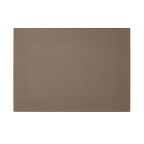 Eglooh - Palladio - Schreibtischunterlage echtem Leder Taupe Grau cm 70x50 - Handwerkliche Nähte und rutschfester Boden - Made in Italy von eglooh