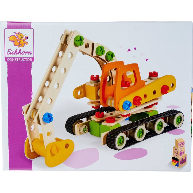 Constructor Raupenbagger, Konstruktionsspielzeug von eichhorn