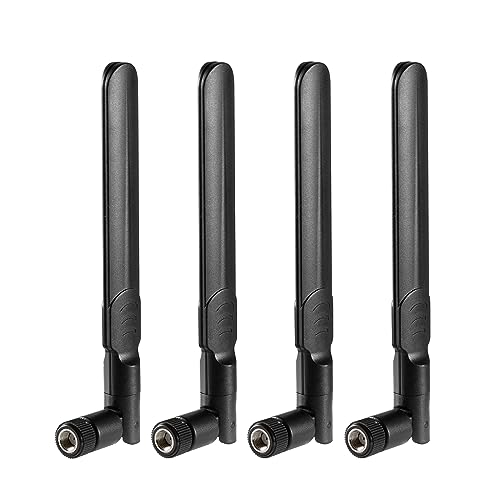 8dBi RP-SMA Male 3G 4G LTE Cellular Trail Camera Long Range Antenna Compatible with Spypoint Link Micro Link Dark Link S Link EVO Tactacam Stealth Cam Camera Cellular Trail Camera (Pack of 4) Eifagur von eifagur