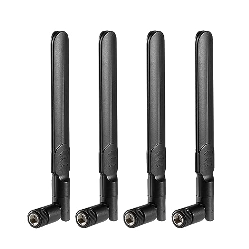 8dBi RP-SMA Male 3G 4G LTE Cellular Trail Camera Long Range Antenna Compatible with SPYPOINT Link Micro Link Dark Link S Link EVO Tactacam Stealth Cam Camera Cellular Trail Camera (Pack of 4) Eifagur von eifagur