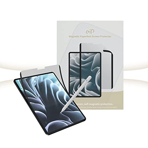 eip Paperfeel magnetische Displayschutzfolie kompatibel mit iPad 10. Generation 10,9 Zoll, einfache Installation, abziehen und reinigen, zeichnen und skizzieren wie auf Papier, iPad 10 10,9 Zoll von eip