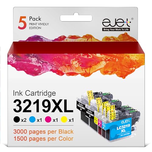 5er-Pack LC3219XL Druckerpatronen Ersatz für Brother LC3219 XL LC3217 Patronen für Brother MFC-J5330DW MFC-J5730DW MFC-J6530DW MFC-J6930DW MFC-6935DW MFC-J5335DW 5er-Pack LC3219XL Druckerpatronen Ersatz für Brother LC3219 XL LC3217 Patronen für Brother MFC-J5330DW MFC-J5730DW MFC-J6530DW MFC-J6930DW MFC-6935DW MFC-J5335DW von ejet