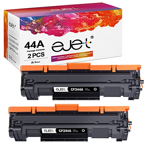 ejet 44A CF244A Toner Schwarz Kompatibel für HP 44A CF244A für HP Laserjet MFP M28w M28a M28 Laserjet Pro M15w M15a M15 Drucker (Schwarz, 2er-Pack) von ejet