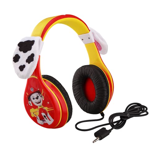 ekids PW-140MA Lizenzierter Paw Patrol Kopfhörer im Marshall Design mit kindgerechter Lautstärkebegrenzung und verstellbarem Kopfband für den besten, Bunt, Extra Leicht von ekids