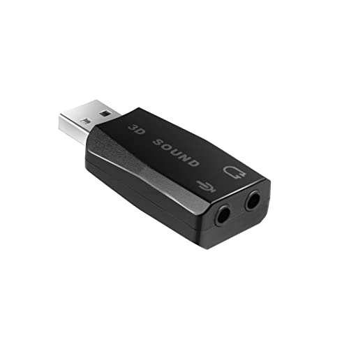 ekon USB-A 2 AUX Splitter Splitter 2 x 3,5 mm Klinkenstecker für Kopfhörer, Kabel-Kopfhörer, Mikrofon, PC, Laptop, Lautsprecher ekon USB-A 2 AUX Splitter Splitter 2 x 3,5 mm Klinkenstecker für Kopfhörer, Kabel-Kopfhörer, Mikrofon, PC, Laptop, Lautsprecher von ekon