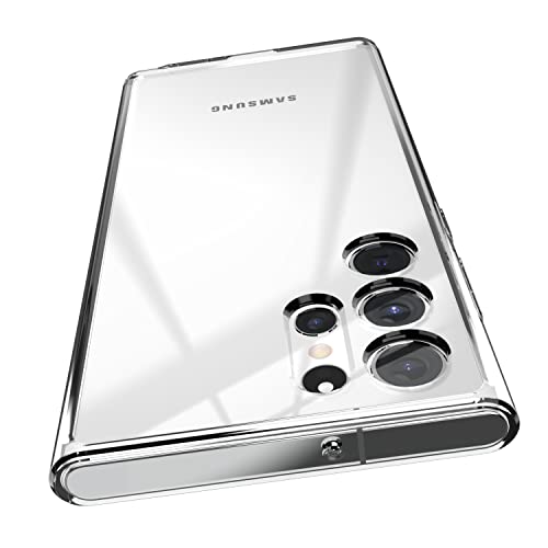 elago Hybrid Clear Case Kompatibel mit Samsung Galaxy S22 Ultra 5G Hülle (6,8"), PC + TPU Hybrid Technologie, Vergilbungsfrei, Stoßfester Bumper Schutzhülle, Ganzkörperschutz Handyhülle (Transparent) von elago
