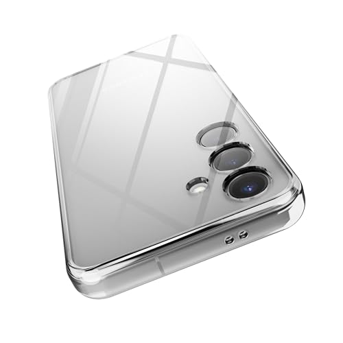 elago Hybride Klarsicht Hülle Kompatibel mit Samsung Galaxy S24 Case - TPU + Polykarbonat Hybride Technologie, Anti-Vergilbung, Präzise Kameraausschnitte, Schutzh stoßfeste Bumper Cover (Transparent) von elago