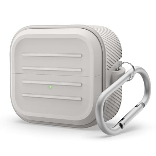 elago Kompatibel mit Samsung Galaxy Buds 3 Hülle & Galaxy Buds 3 Pro Hülle, Armor Hülle mit Karabiner, Vollständiger Schutz, Drahtloses Laden, Kopfhörer-Zubehör, für Männer, für Frauen (Taupe) elago Kompatibel mit Samsung Galaxy Buds 3 Hülle & Galaxy Buds 3 Pro Hülle, Armor Hülle mit Karabiner, Vollständiger Schutz, Drahtloses Laden, Kopfhörer-Zubehör, für Männer, für Frauen (Taupe) von elago