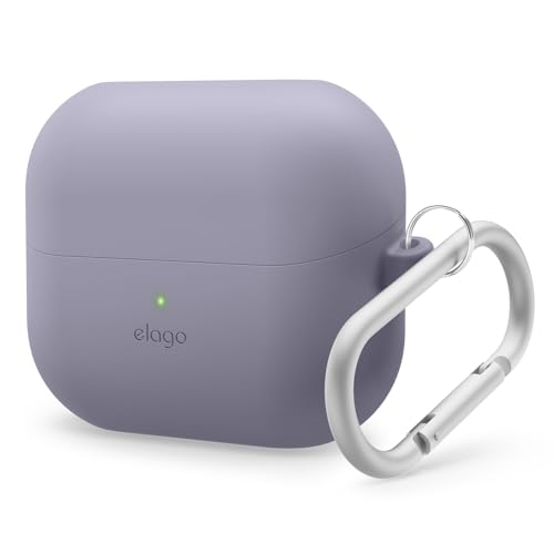 elago Kompatibel mit Samsung Galaxy Buds 3 Hülle & Galaxy Buds 3 Pro Hülle, Premium Silikonhülle mit Karabiner, Vollständiger Schutz, Drahtloses Laden, Kopfhörer-Zubehör, für Männer, für Frauen elago Kompatibel mit Samsung Galaxy Buds 3 Hülle & Galaxy Buds 3 Pro Hülle, Premium Silikonhülle mit Karabiner, Vollständiger Schutz, Drahtloses Laden, Kopfhörer-Zubehör, für Männer, für Frauen von elago