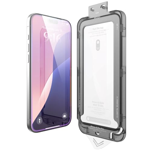 elago Panzerglas+ Displayschutzfolie Kompatibel mit iPhone 16 Pro Max 6,9 Zoll Schutzfolie, 9H Oberflächenhärte, Anti-Fingerabdruck, Bruchsicher, Kratzschutz, kristallklare Klarheit, Blasenfrei elago Panzerglas+ Displayschutzfolie Kompatibel mit iPhone 16 Pro Max 6,9 Zoll Schutzfolie, 9H Oberflächenhärte, Anti-Fingerabdruck, Bruchsicher, Kratzschutz, kristallklare Klarheit, Blasenfrei von elago