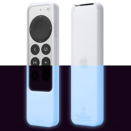 elago R2 Slim hülle Case Kompatibel mit Apple TV 4K Siri Remote 3. Generation (2022) und 2. Generation (2021) (Nachtglühendes Blau) von elago