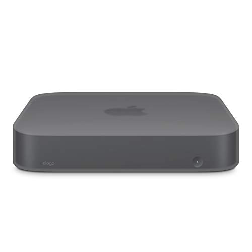 elago Silikonhülle Kompatibel mit Apple Mac Mini M2, M2 Pro [2023] Kompatibel mit Mac Mini M1 [2020] Kompatibel mit Mac Mini [2018], Stoßfest, Ausschnitt Design (Dunkelgrau Transluzent) von elago