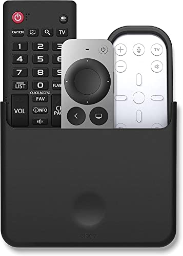 elago Universal Remote Holder Mount Fernbedienungshalter Kompatibel mit Apple TV Remote Control und Allen Anderen Fernbedienungen (Large, Schwarz) von elago