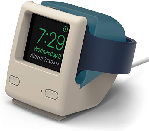 elago W4 Ständer Kompatibel mit Apple Watch All Serie Ladestation 7, 6, Se, 5, 4, 3, 2, 1 / 45mm, 44mm, 42mm, 41mm, 40mm, 38mm (Aqua Blau) von elago