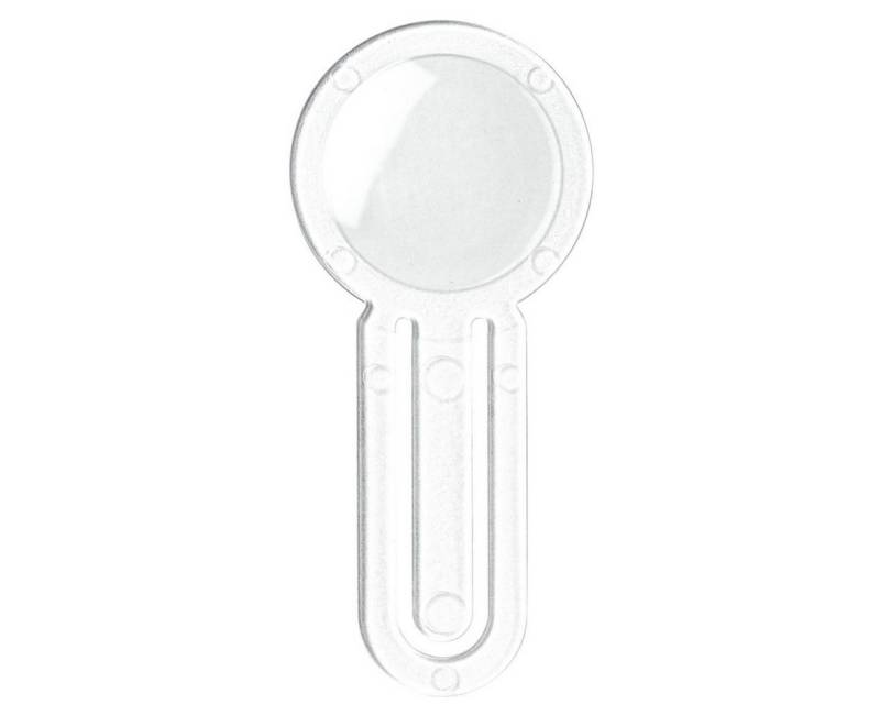 elasto Handlupe Lupe "Lesezeichen" transparent von elasto