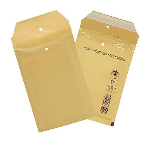 100 Stück Luftpolsterumschläge in braun - 1/A - (120 x 175) - Luftpolstertaschen/Versandtaschen - elb-verpackungen von elb-verpackungen