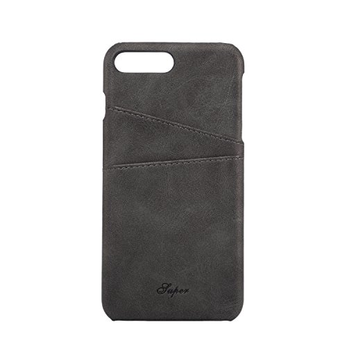 ele ELEOPTION PU Ledertasche kompatibel mit iPhone 7 und iPhone 8 Hülle Slim case backcover mit Kartenhalter von ele ELEOPTION