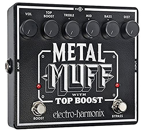 Electro Harmonix Metal Muff/Top Boost Pedal für E-Gitarre Silber von electro-harmonix