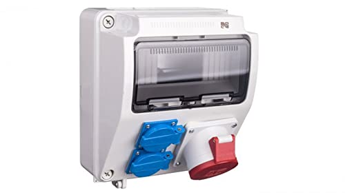 Baustromverteiler 9 Module 5P/32A 2x2P+Z ungeschützt RS-9 6232-00 Elektro-plast Aufputz 5901130487868 von elektro-plast nasielsk