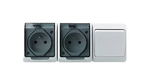 HERMES Doppelsteckdose z/u 2x2P+Z+ Verbinder 1polig weiß 0327-21 Elektro-plast Eletterscheibe 5901130482702 HERMES Doppelsteckdose z/u 2x2P+Z+ Verbinder 1polig weiß 0327-21 Elektro-plast Eletterscheibe 5901130482702 von elektro-plast nasielsk