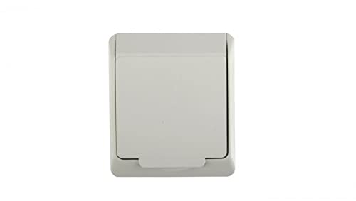 Hermes Luftstromdose Einzeln z/u 16A IP44 weiß GNT 0321-02 Elektro-plast Aufputz 5901130483884 von elektro-plast nasielsk