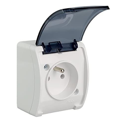 Koala Dose Einzeldose mit/u (2P+Z) n/t IP44 weiß mit Rauchklappe VG 161-51 61.376 Elektro-plast 5901769016026 von elektro-plast opatÓwek
