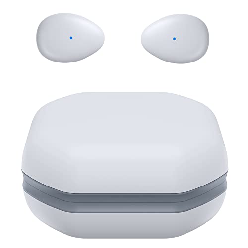新品 Kabellose Mini-Bluetooth-Ohrhörer, klein/leicht/dünn, für Schlaf/Arbeit/Fitness/Laufen/Drive, Musik oder Podcasts von iPhone/Android-Handys(Weißgrau) von eleror