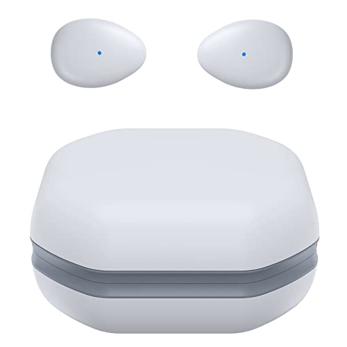 新品 Kabellose Mini-Bluetooth-Ohrhörer, klein/leicht/dünn, für Schlaf/Arbeit/Fitness/Laufen/Drive, Musik oder Podcasts von iPhone/Android-Handys(Weißgrau) von eleror