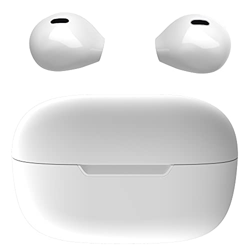 Mini Sleep Earbuds Bluetooth Tiny Kopfhörer True Wireless Ohrhörer mit Ladehülle Freisprecheinrichtung für iPhone und Android Handys (weiß)… von eleror