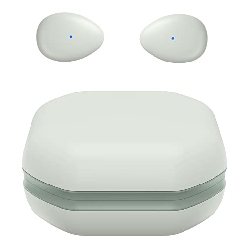 eleror Kabellose Mini-Bluetooth-Ohrhörer, klein/leicht/dünn, für Schlaf/Arbeit/Fitness/Laufen/Drive, Musik oder Podcasts von iPhone/Android-Handys(hellgrün) von eleror