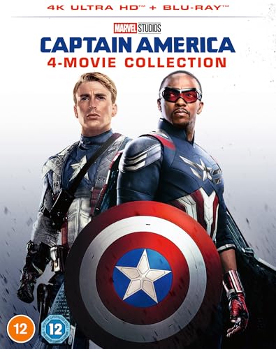 Marvel's Captain America 1-4 Collection UHD/BD [Blu-ray] [Region A & B & C] von elevation sales limited