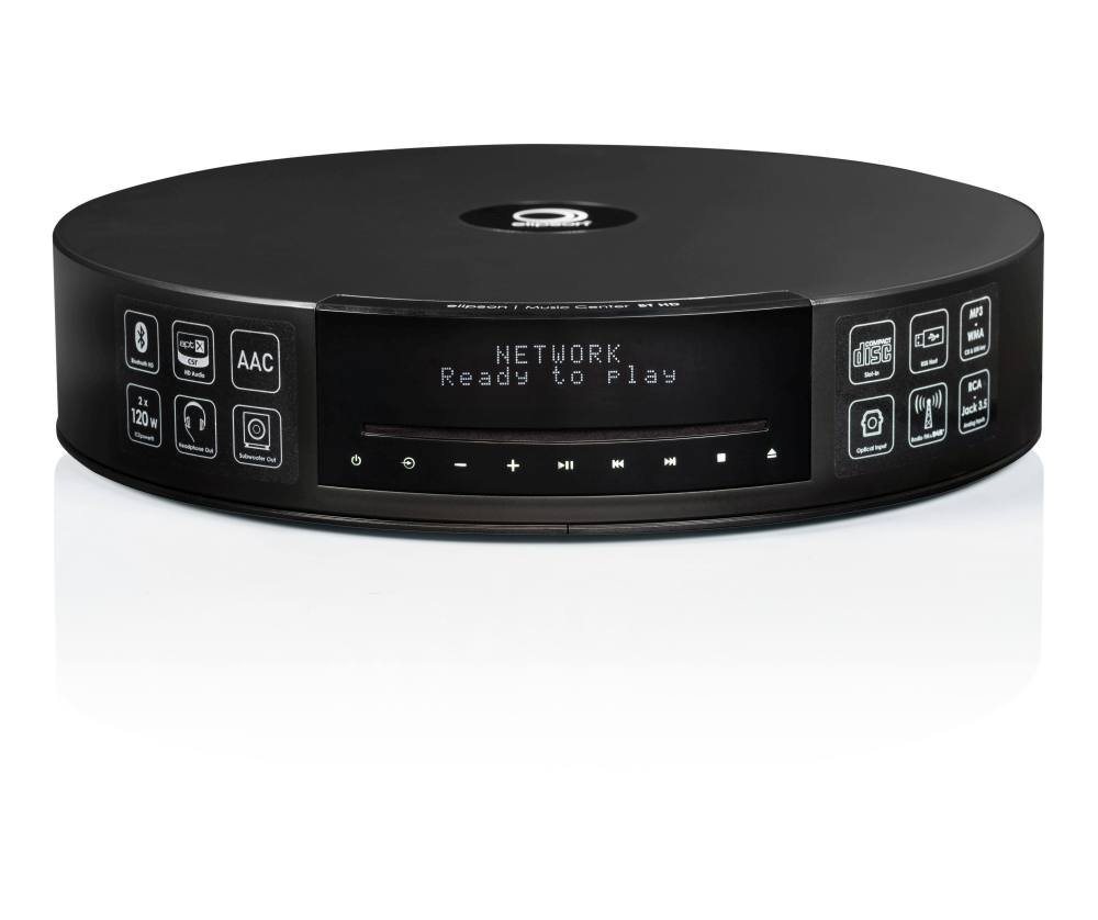 elipson Music Center Connect HD Stereoanlage (Digitalradio (DAB),FM-Tuner,Internetradio, FM/DAB/DAB+, CD-Spieler, Bluetooth, USB) von elipson