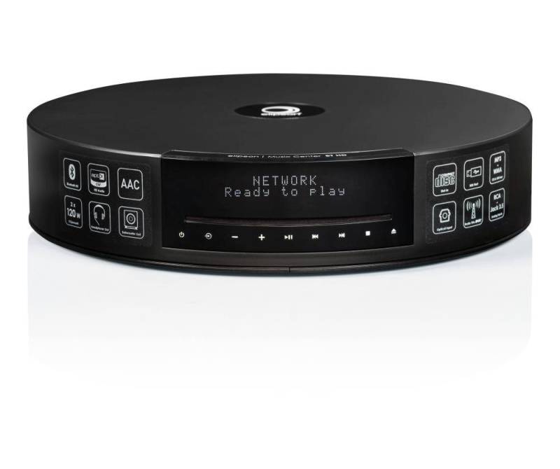 elipson Music Center Connect HD Stereoanlage (Digitalradio (DAB),FM-Tuner,Internetradio, FM/DAB/DAB+, CD-Spieler, Bluetooth, USB) von elipson