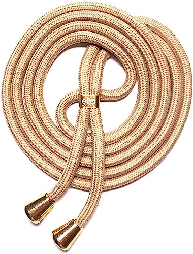 ella cases Band für Handykette Beige ohne Hülle Stoffband für Handyhülle austauschbar mit Goldenen Metallteilen von ella cases