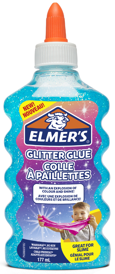 ELMER, S Glitzerkleber , Glitter Glue,  blau, 177 ml von elmer, s