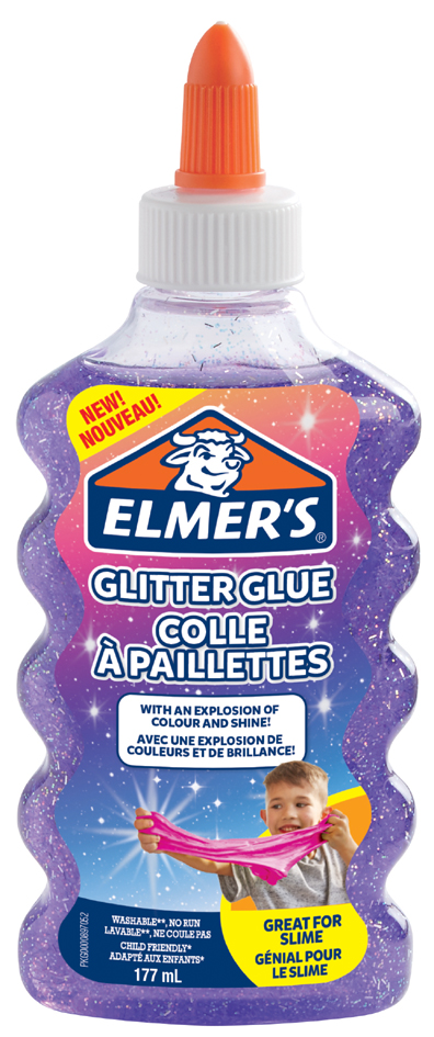 ELMER, S Glitzerkleber , Glitter Glue,  violett, 177 ml von elmer, s