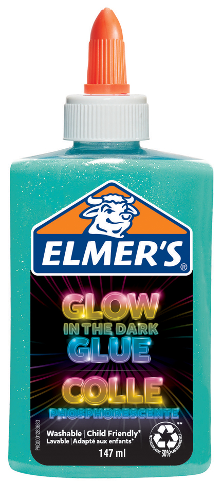 ELMER, S Glow in the Dark Bastelkleber, blau, 147 ml von elmer, s