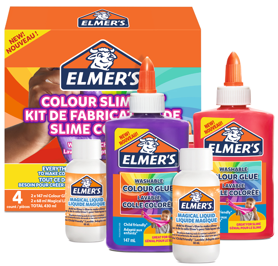 ELMER, S Slime Set , Opaque Slime Kit, , 4-teilig von elmer, s